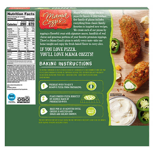 momizo☺︎︎ Mama Cozzi's Pizza Kitchen Jalapeno Popper Pizza, 14.15 oz